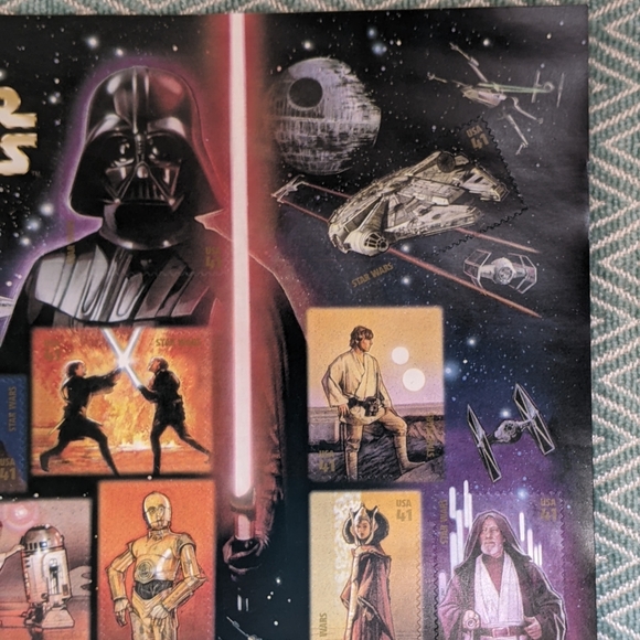 Star Wars 30th Anniversary USPS Stamp Sheet *Price Firm* - Picture 4 of 10
